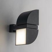 Applique per esterno in alluminio antracite IP44 led integrato 4000°k 8W 840 lm IDEM Applique per esterno in alluminio antracite IP44 led integrato 4000°k 8W 840 lm IDEM
